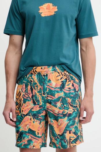 Šortky adidas Originals Floral Short oranžová farba, KB8370
