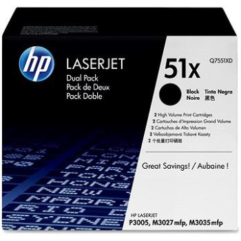 HP Q7551XD č. 51X Dual Pack čierny 2ks