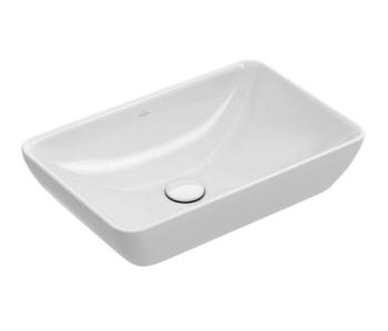 VILLEROY & BOCH - Venticello Umývadlo na dosku, 55x36 cm, s prepadom, bez otvoru na batériu, alpská biela 41135501