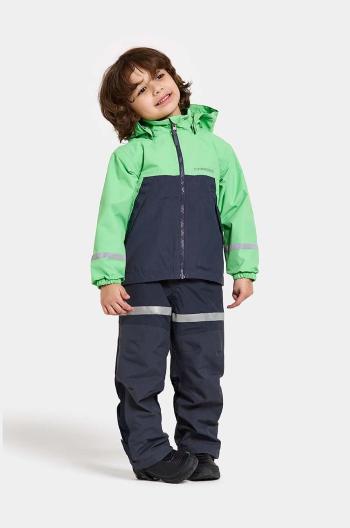 Detská bunda Didriksons BLADET KIDS JKT zelená farba, 505476