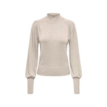 Only  Julia Life L/S Knit - Pumice Stone  Svetre Béžová