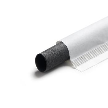EURO STRAWS - Prírodná minerálna slamka Shakey 8x230mm, Charcoal Black, 160ks, jednotlivo balené