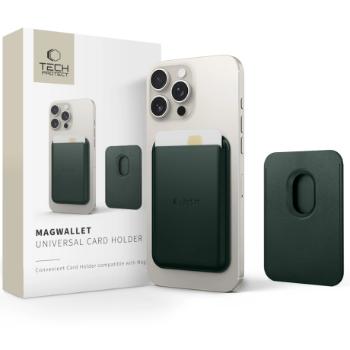 Tech-Protect MagWallet MagSafe obal na kartu na mobil, khaki