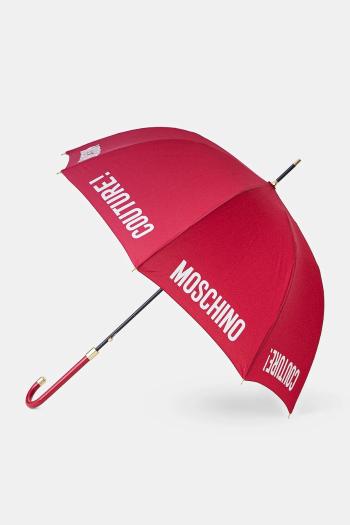 Dáždnik Moschino bordová farba, 8982