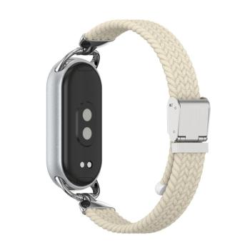 BRAIDED Nylonový remienok pre Xiaomi Smart Band 10 / 9 / 8 STARLIGHT