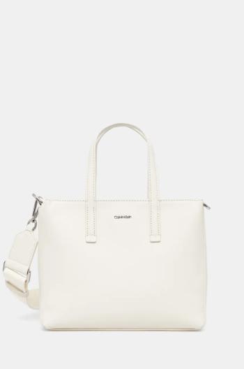 Kabelka Calvin Klein béžová farba, K60K612904