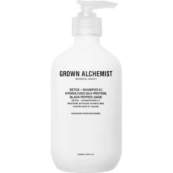 Grown Alchemist Detoxikačný šampón Hydrolyzed Silk Protein, Lycopene, Sage (Detox Shampoo) 500 ml