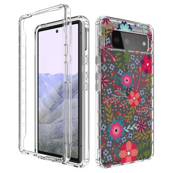 DUAL ART Odolný kryt Google Pixel 6 FLOWERS