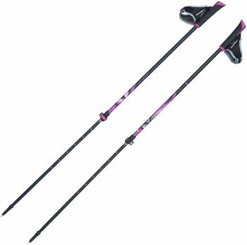 Viking Uppsala Black/Light Purple 83 - 135 cm Palice na Nordic Walking