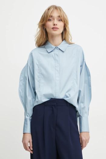 Košeľa Guess AMA dámska, regular, s klasickým golierom, W5RH58 WAF10