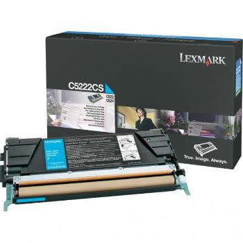 Lexmark C5222CS azúrový (cyan) originálny toner