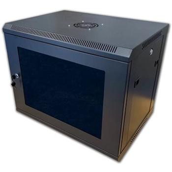 Datacom 19 RACK jednodielny 6U čierny (71061)