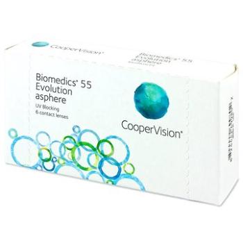 Biomedics 55 Evolution (6 šošoviek) Dioptrie: +4.25, zakrivenie: 8.80 (824442699604)