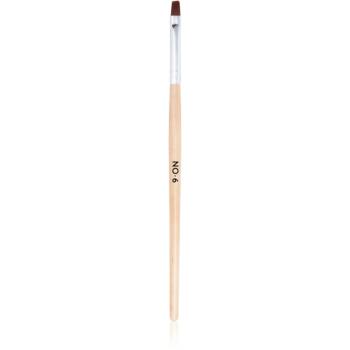 NEONAIL Wooden Brush štetec na nanášanie gélových produktov typ No. 6 1 ks