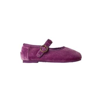 Paez  Kids Mary Jane K - Velvet Amethyst  Derbie Fialová