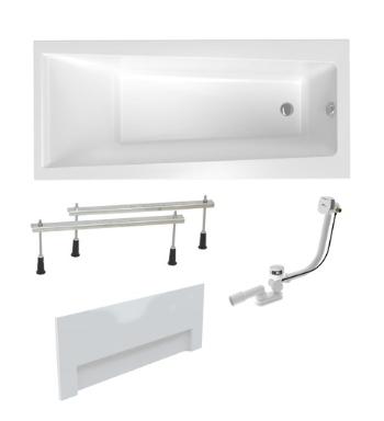 Obdĺžniková vaňa Laguna Idea Plus 150x75 cm akrylát ľavá aj pravá SIKOID1500APNPC
