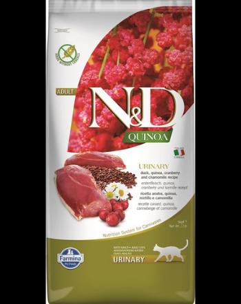 FARMINA N&amp;D Quinoa Cat Urinary Hrana uscata pisici adulte, cu rata 5 kg