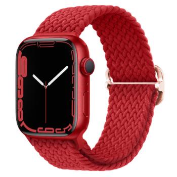 BStrap Elastic Nylon remienok na Apple Watch 42/44/45mm, red (SAP013C33)