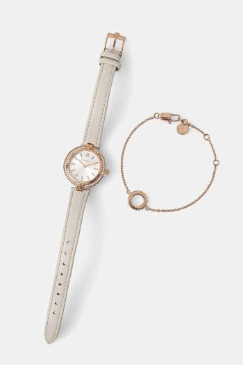 Hodinky a náramok Furla béžová farba, FGWJ001BU