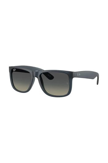 Slnečné okuliare Ray-Ban JUSTIN pánske, čierna farba, 0RB4165