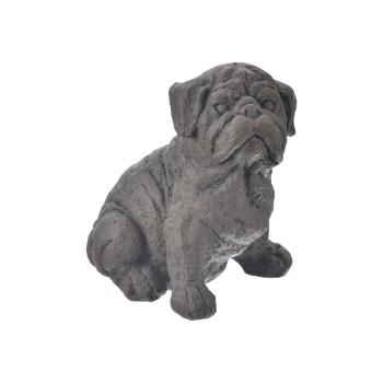 InDecor Keramický buldog hnedá, 28 x 21 x 28 cm