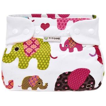 T-TOMI ortopedické abdukčné nohavičky – patentky, Pink Elephants (3 – 6 kg) (8594166547582)