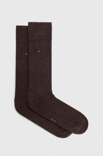 Ponožky Tommy Hilfiger 2-pak pánske, žltá farba, 371111.