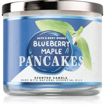 Bath & Body Works Blueberry Maple Pancakes vonná sviečka 411 g