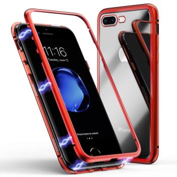 Ochranný magnetický obal Apple iPhone 7 Plus / iPhone 8 Plus červený
