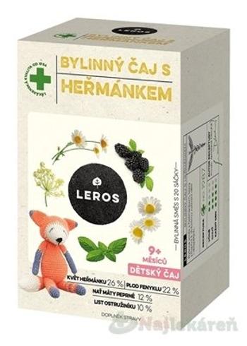 LEROS DETSKÝ BYLINNÝ ČAJ S RUMANČEKOM  20x1,5g (30g)