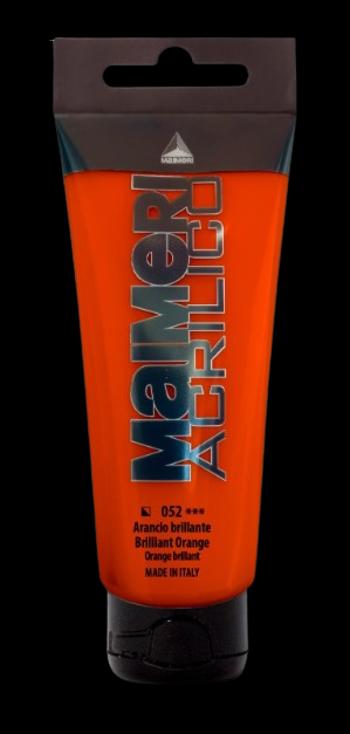 MAIMERI ACRILICO - Akrylové farby 052 - brilliant orange, 0,2 L