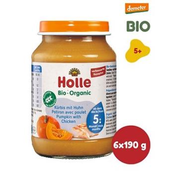 Holle bio Tekvica s kuracím mäsom 6 ks (7640104954880)