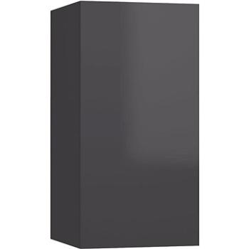 SHUMEE sivá s vysokým leskom, 30,5 × 30 × 60 cm (803342)