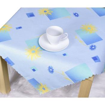 Ubrus s nešpinivou úpravou, Gabi, 130 x 160 cm modrá 130 x 160 cm