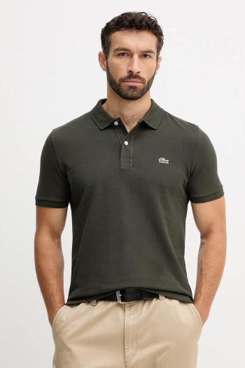 Bavlnené polo tričko Lacoste biela farba, jednofarebné, PH4012