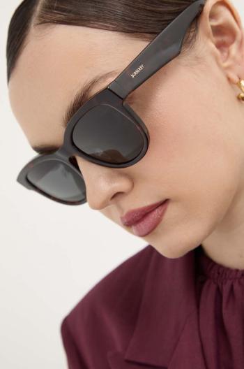 Slnečné okuliare Burberry dámske, hnedá farba, 0BE4432U,
