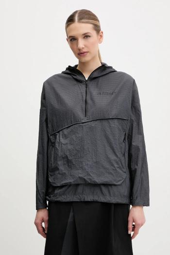 Turistická bunda adidas TERREX Xploric šedá farba, prechodná, JD8435