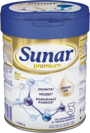 SUNAR Premium 3 batoľacie mlieko 700 g