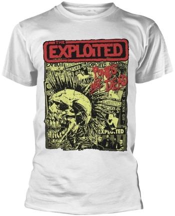 The Exploited Tričko Punks Not Dead White S