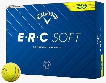 Callaway ERC Soft 2025 Yellow Triple Track Golfové lopty
