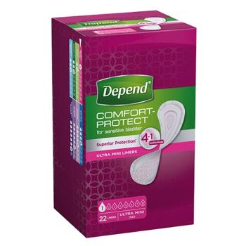 DEPEND Ultra mini inkontinenčné vložky 22 kusov