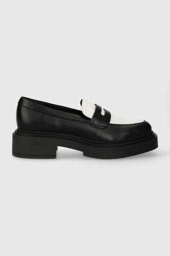 Mokasíny Steve Madden Charley dámske, čierna farba, na plochom podpätku, SM11002970