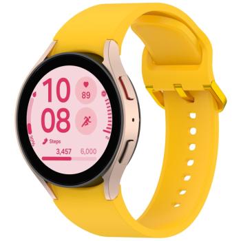 SILICONE Vymeniteľný remienok Samsung Galaxy Watch FE žltý