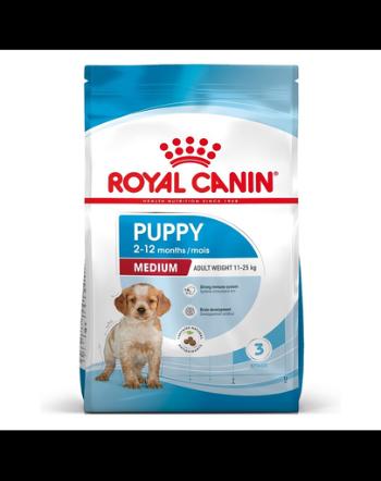 Royal Canin Medium Puppy hrana uscata pentru catei de talie medie, intre 2-12 luni 4 kg