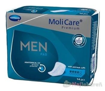 MoliCare Premium MEN PAD 4 kvapky inkontinenčné vložky pre mužov 14ks