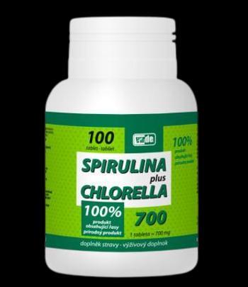 VIRDE SPIRULINA+CHLORELLA 100 tabliet