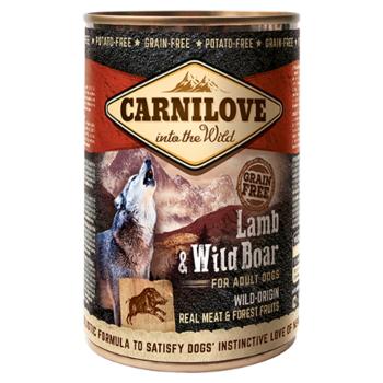 CARNILOVE Dog lamb & wild boar grain free pre psov 400 g