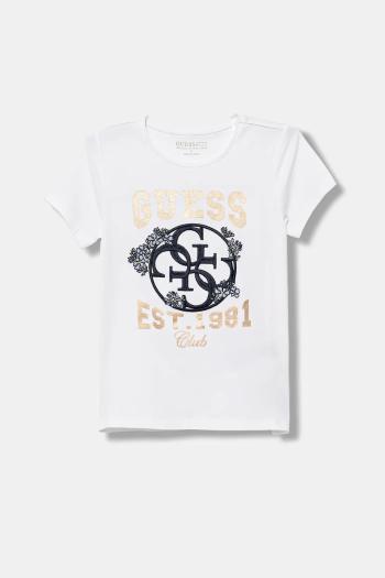 Detské tričko Guess biela farba, J5YI25 K6YW4