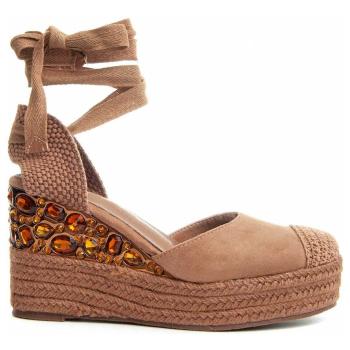 Leindia  89370  Espadrilky Hnedá