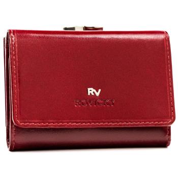 Stredná dámska peňaženka so systémom RFID vyrobená z prírodnej kože - Rovicky
